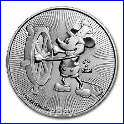 Special Price! 2017 Niue 1 oz Silver $2 Steamboat Willie BU Lot of 25
