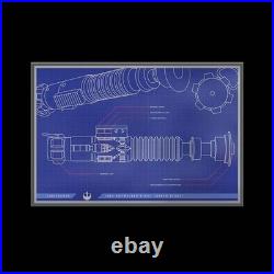 Star WarsT Skywalker LightsaberT Blueprint 1 oz Silver Foil (2025)