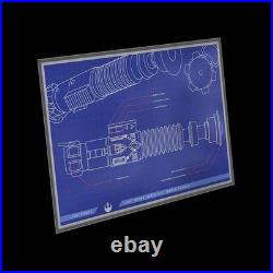 Star WarsT Skywalker LightsaberT Blueprint 1 oz Silver Foil (2025)