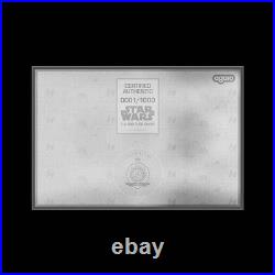 Star WarsT Skywalker LightsaberT Blueprint 1 oz Silver Foil (2025)
