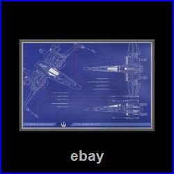 Star WarsT X-Wing T-70T Blueprint 1 oz Silver Foil (2025)