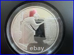 Star Wars 2016 Niue Princess Leia Organa 1oz Silver Proof Coin With Box& COA