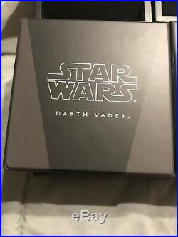 Star Wars $2 Proof 1 Oz Silver Coin, 2016 Darth Vader Classic Niue Disney WithCOA