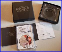 Star Wars BB-8 Early Releases 2016 NIUE S$2 with Box & COA PF 69 NGC