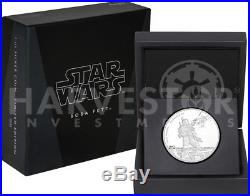 Star Wars Classics Boba Fett 1 Oz. Silver Coin With Ogp Coa 10th In Set