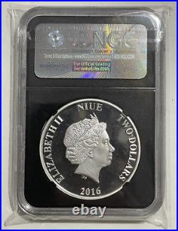 Star Wars Han Solo 2016 NIUE Silver Coin 1oz NGC PF 70