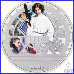Star Wars Princess Leia Organa 3oz Silver Coin Niue 2023 Star Wars Princess Leia Organa 3oz Silver Coin Niue 2023