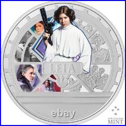 Star Wars Princess Leia Organa 3oz Silver Coin Niue 2023