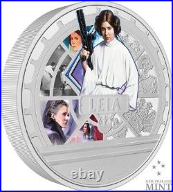 Star Wars Princess Leia Organa 3oz Silver Coin Niue 2023