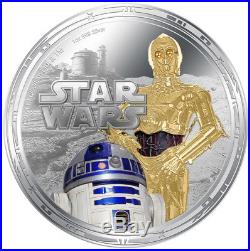 Star Wars Rebel Alliance Millennium Falcon Niue 2011 silver 4 Coin Set