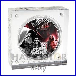 Star Wars The Force Awakens Complete 3-coin Set Kylo Ren, Phasma, Rey All Ogp