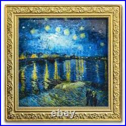 Starry Night Over the Rhone Vincent Van Gogh 1 oz Proof Silver Coin 2$ Niue 2023 Starry Night Over the Rhone Vincent Van Gogh 1 oz Proof Silver Coin 2$ Niue 2023