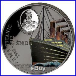 TITANIC RMS1 KILO#86Virgin Islands2012Silver Coin100th Anniversary niue