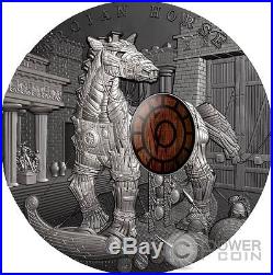 TROJAN HORSE Ancient Myths 2 Oz Silver Coin 10$ Niue 2016