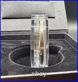 T & S Black Mark 2 oz Fine Silver Coin Niue 2026 With Diamond Complete Box COA