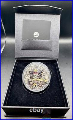 T & S Black Mark 2 oz Fine Silver Coin Niue 2026 With Diamond Complete Box COA