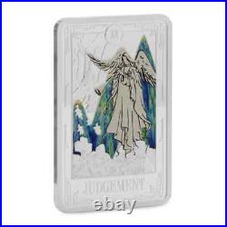 Tarot Cards Judgement 2025 $2 1 oz Silver Proof Coloured Coin Niue NZ Mint Tarot Cards Judgement 2025 $2 1 oz Silver Proof Coloured Coin Niue NZ Mint