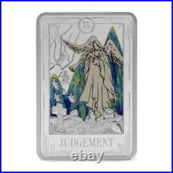 Tarot Cards Judgement 2025 $2 1 oz Silver Proof Coloured Coin Niue NZ Mint Tarot Cards Judgement 2025 $2 1 oz Silver Proof Coloured Coin Niue NZ Mint