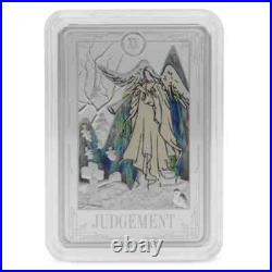 Tarot Cards Judgement 2025 $2 1 oz Silver Proof Coloured Coin Niue NZ Mint Tarot Cards Judgement 2025 $2 1 oz Silver Proof Coloured Coin Niue NZ Mint