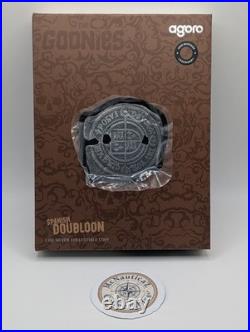 The Goonies Spanish Doubloon Agoro 2025 1 Troy Ounce. 999 Silver #490