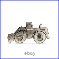 Tonka Front Loader 1oz. 999 Silver Proof Colour Coin Agoro 2026 (Niue)