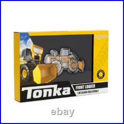 Tonka Front Loader 1oz. 999 Silver Proof Colour Coin Agoro 2026 (Niue)