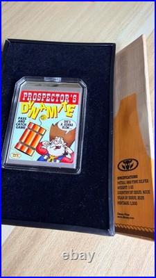 Toy Story 2 Woody's Roundup Stinky Pete Agoro 1 oz Silver New in Box withCOA