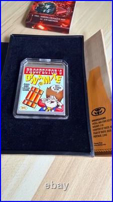 Toy Story 2 Woody's Roundup Stinky Pete Agoro 1 oz Silver New in Box withCOA