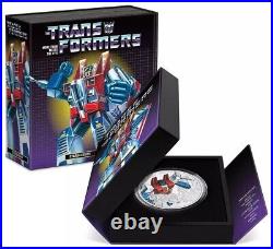 Transformers Starscream 1 Oz Silver Coin Niue 2023