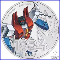 Transformers Starscream 1 Oz Silver Coin Niue 2023