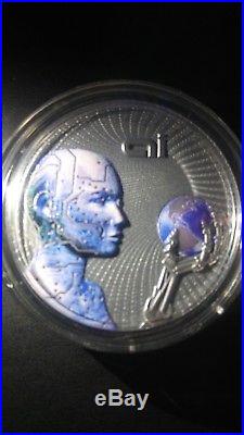 Very Rare 2016 Niue $2 Artificial Intelligence 2oz Silver Coin ONLY 500 MINTED