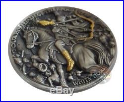 WHITE HORSE Four Horsemen of the Apocalypse 2oz $5 Silver Coin 2018 Niue