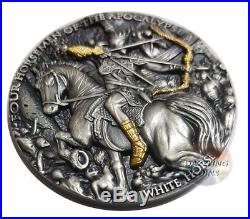 WHITE HORSE Four Horsemen of the Apocalypse 2oz $5 Silver Coin 2018 Niue