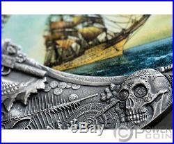 WHYDAH GALLY Grand Shipwrecks in a History 2 Oz Silver Coin 5$ Niue 2019