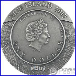 WOLF Wildlife Family 1 Oz Silver Coin 1$ Niue 2017