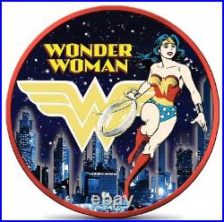 Wonder Woman Lady of the Night Colorized by Germania 1oz Silver Coin 2021 Niue